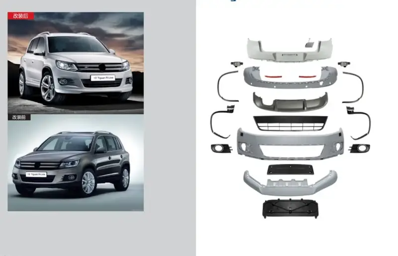Комплект обвісів R-Line (для 2011-2016) для Volkswagen Tiguan 2007–2016