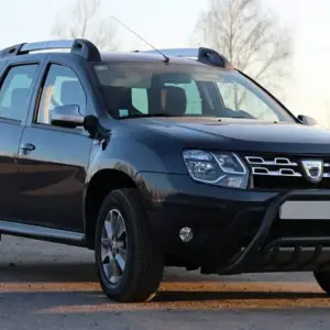 Кенгурятник WT002 Black (нерж) для Renault Duster 2008–2017