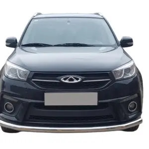Передній захист ST008 (нерж) для Chery Tiggo 3 2005–