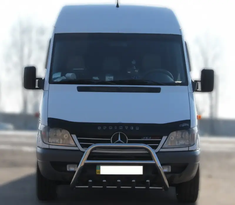 Кенгурятник WT003 (нерж.) для Mercedes-Benz Sprinter W901/902/903/904/905 1995–2006