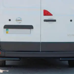 Задні куточки AK003 Black (2 шт., нерж) для Opel Movano 2010–2021
