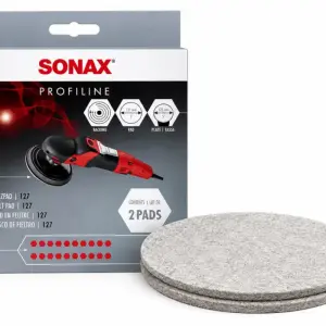 Полірувальний круг повстяний білий набір 2 шт 127 мм Sonax