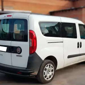 Задня дуга AK005/2-Подвійний Black (нерж.) для Fiat Doblo II 2010–2022