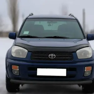 Передній захист ST008 Black (нерж) для Toyota Rav 4 2001–2005