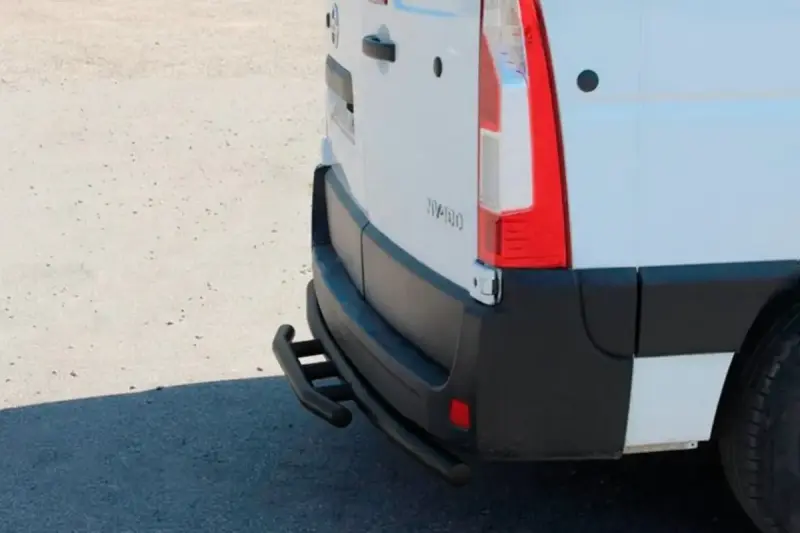 Задня дуга AK011 Black (нерж.) для Renault Master 2011–2023
