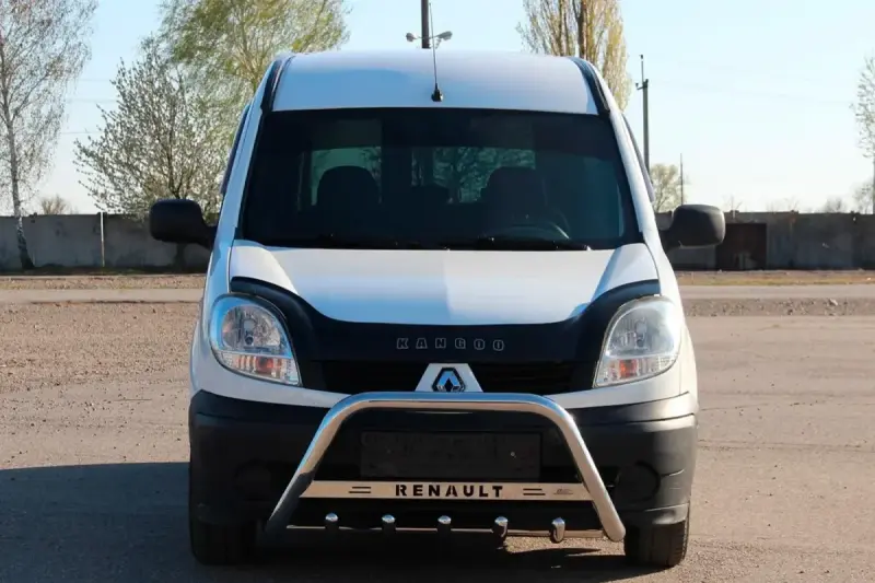 Кенгурятник WT004 (нерж) для Renault Kangoo 1998–2008