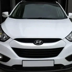 Передня дуга ST008 Black (нерж.) для Hyundai IX-35 2010–2015