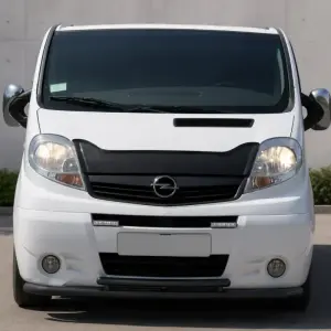 Передній захист ST014/2 Black (нерж.) для Opel Vivaro 2001–2015
