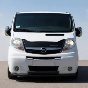 Передній захист ST014/2 Black (нерж.) для Nissan Primastar 2002–2014