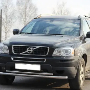 Передній захист ST014 (нерж) для Volvo XC90 2002–2014