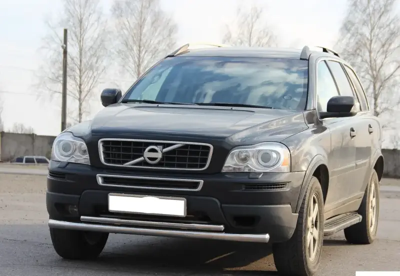 Передній захист ST014 (нерж) для Volvo XC90 2002–2014