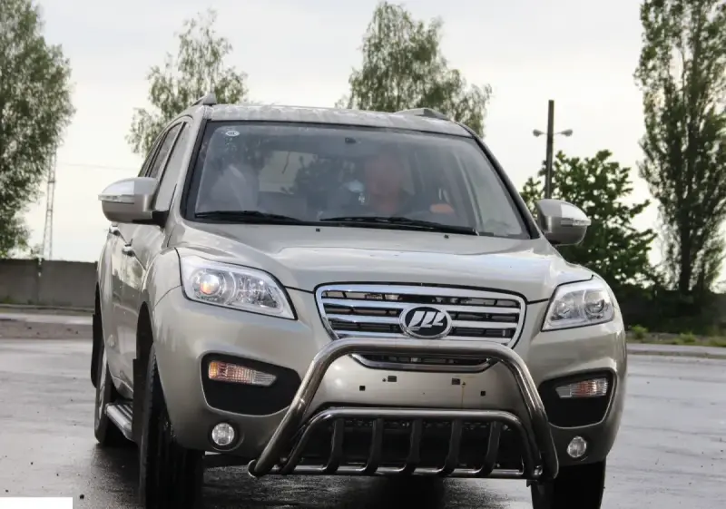 Кенгурятник WT002 (нерж) для Lifan X60 2011–