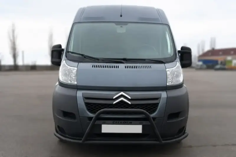 Передня дуга ST019 Black (нерж.) для Citroen Jumper 2007–2025