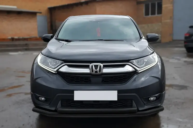 Передній захист ST014 Black (2016-2019, нерж.) для Honda CRV 2017–2022