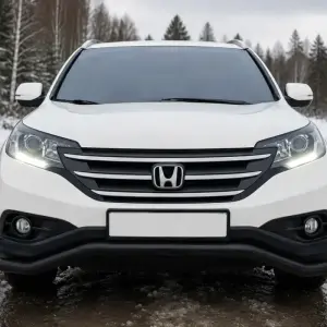 Передній захист ST007 Black (нерж.) для Honda CRV 2012–2016