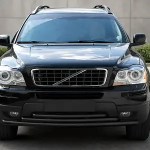 Передній захист ST014-2 Black (нерж) для Volvo XC90 2002–2014