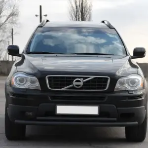 Передній захист ST014 Black (нерж) для Volvo XC90 2002–2014