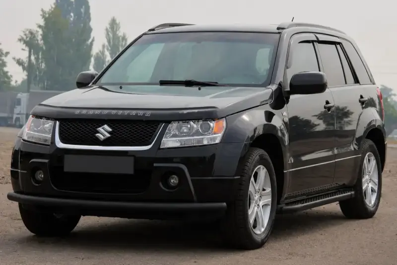 Передній вус ST008 Black (нерж) для Suzuki Grand Vitara 2005–2017