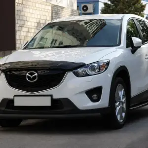 Передній захист ST008 Black (нерж) для Mazda CX-3 2015–
