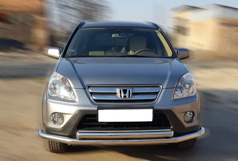 Передній захист ST014 (нерж.) для Honda CRV 2001–2006