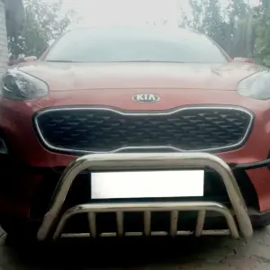 Передня дуга WT002 (нерж.) для KIA Sportage 2015–2021