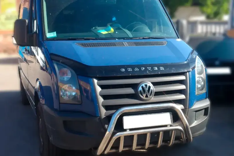 Передня дуга WT002 (нерж.) для Volkswagen Crafter 2006–2016