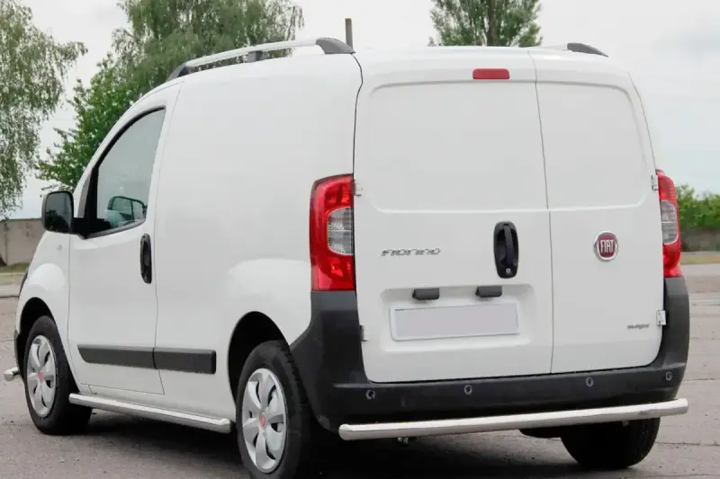 Задній захист (нерж) для Fiat Fiorino/Qubo 2008–2024