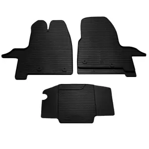 Гумові килимки (3 шт, Stingray Premium) для Ford Custom 2013–2022