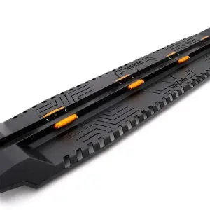 Бокові пороги Dakar V1 з LED (2 шт, метал) для Mitsubishi L200 2006–2015