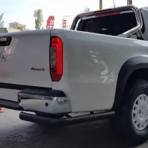 Задній захист AK003 Black (2018-2022, нерж) для Ford Ranger 2011–2022