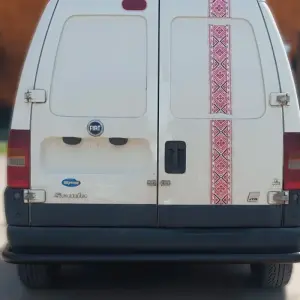 Задній захист AK005 Black (нерж) для Fiat Scudo 1996–2007