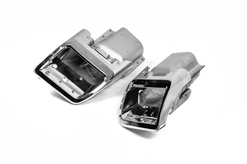 Насадки Autobiography (2 шт, нерж) для LandRover Range Rover III L322 2002–2012