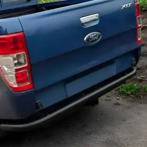 Задній захист AK005 Black (2011-2018, нерж) для Ford Ranger 2011–2022