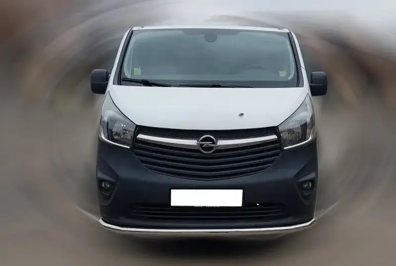 Передній захист ST008 (нерж) для Fiat Talento 2016–
