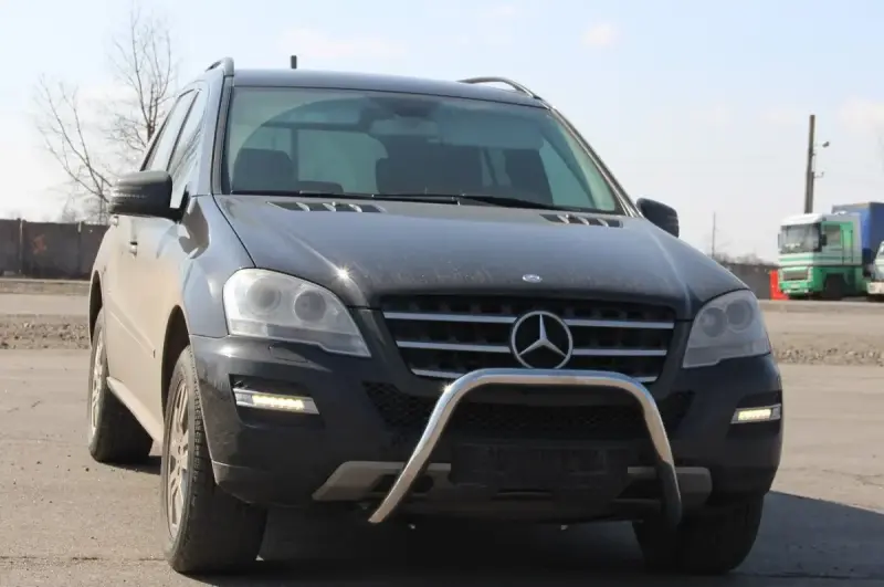 Передній захист WT006 (нерж) для Mercedes-Benz ML W164 2005–2011