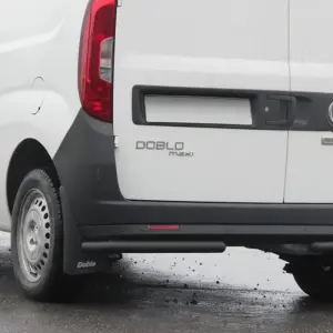 Задні куточки AK003 Black (нерж.) для Opel Combo 2012–2018
