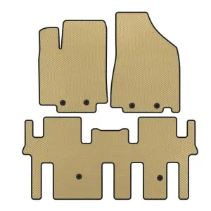 Килимки EVA (2 ряди, Бежевий) для Nissan Pathfinder R52 2012–2021