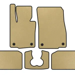 Килимки EVA (для S F55, 5-ти дверний, Бежевий) для Mini Cooper F55/56/57 2014–2023