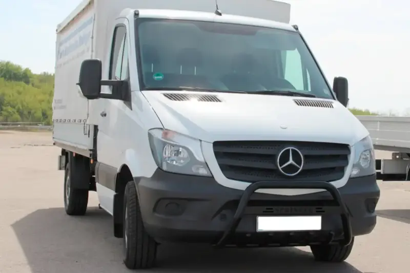 Кенгурятник WT004 (чорний) для Mercedes-Benz Sprinter W906 2006–2018