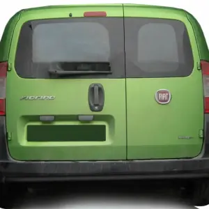 Задня дуга AK002 Black (нерж.) для Peugeot Bipper 2008–2017