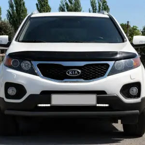 Передній захист ST008 Black (2010-2013, нерж.) для KIA Sorento II XM 2009–2014