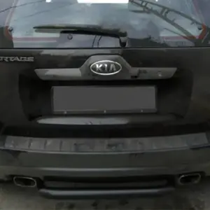 Задня дуга AK005 Black (нерж.) для KIA Sportage 2004–2010