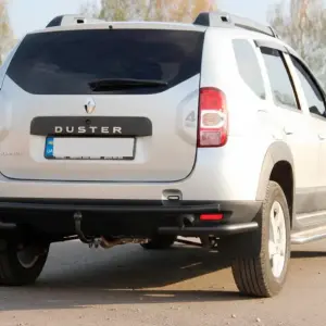 Задня дуга AK005-Special Black (нерж.) для Renault Duster 2008–2017