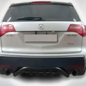 Задній захист B1-47 Black (нерж) для Acura MDX 2007–2013