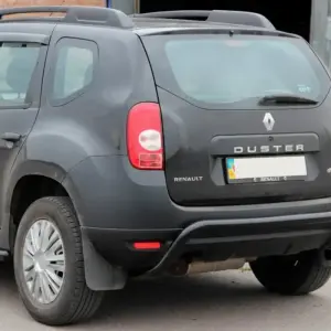 Задня дуга скоба Black (нерж.) для Dacia Duster 2008–2018
