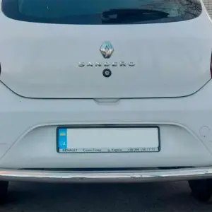Задня дуга AK002 (нерж) для Renault Sandero 2013–2022