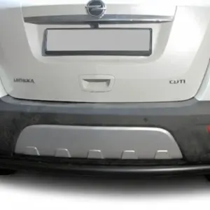 Задній захист AK002 Black (нерж) для Opel Mokka 2012–2021