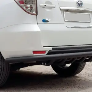 Задній захист AK005-15 Black (Тільки на EV, 2 шт., нерж) для Toyota Rav 4 2006–2013
