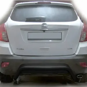 Задня дуга AK007-2 Black (нерж.) для Opel Antara 2006–2017