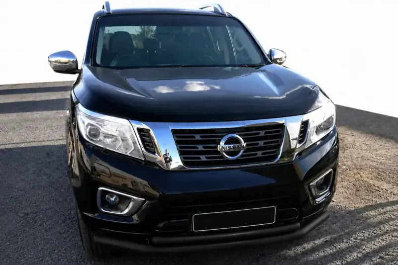 Передній вус ST014 Black (нерж) для Nissan Navara/NP300 2016–